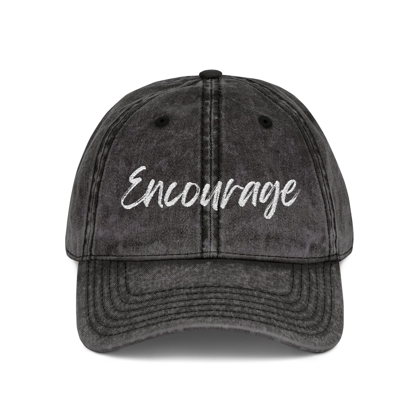 ‘Encourage’ Vintage Embroidered Cap