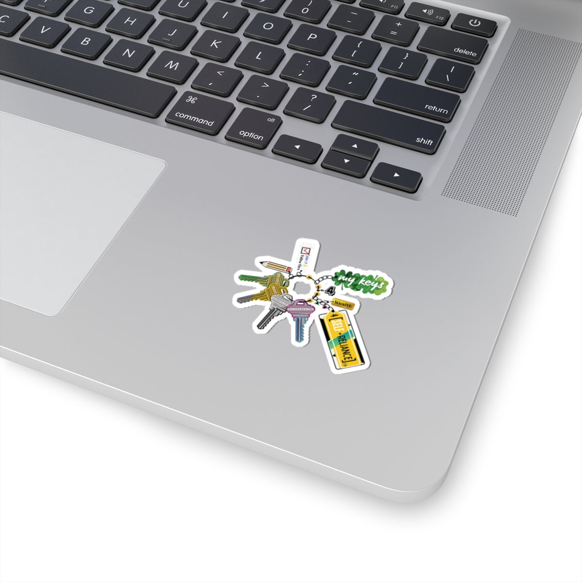 Keys 4 Wealth (Kiss Cut Sticker)
