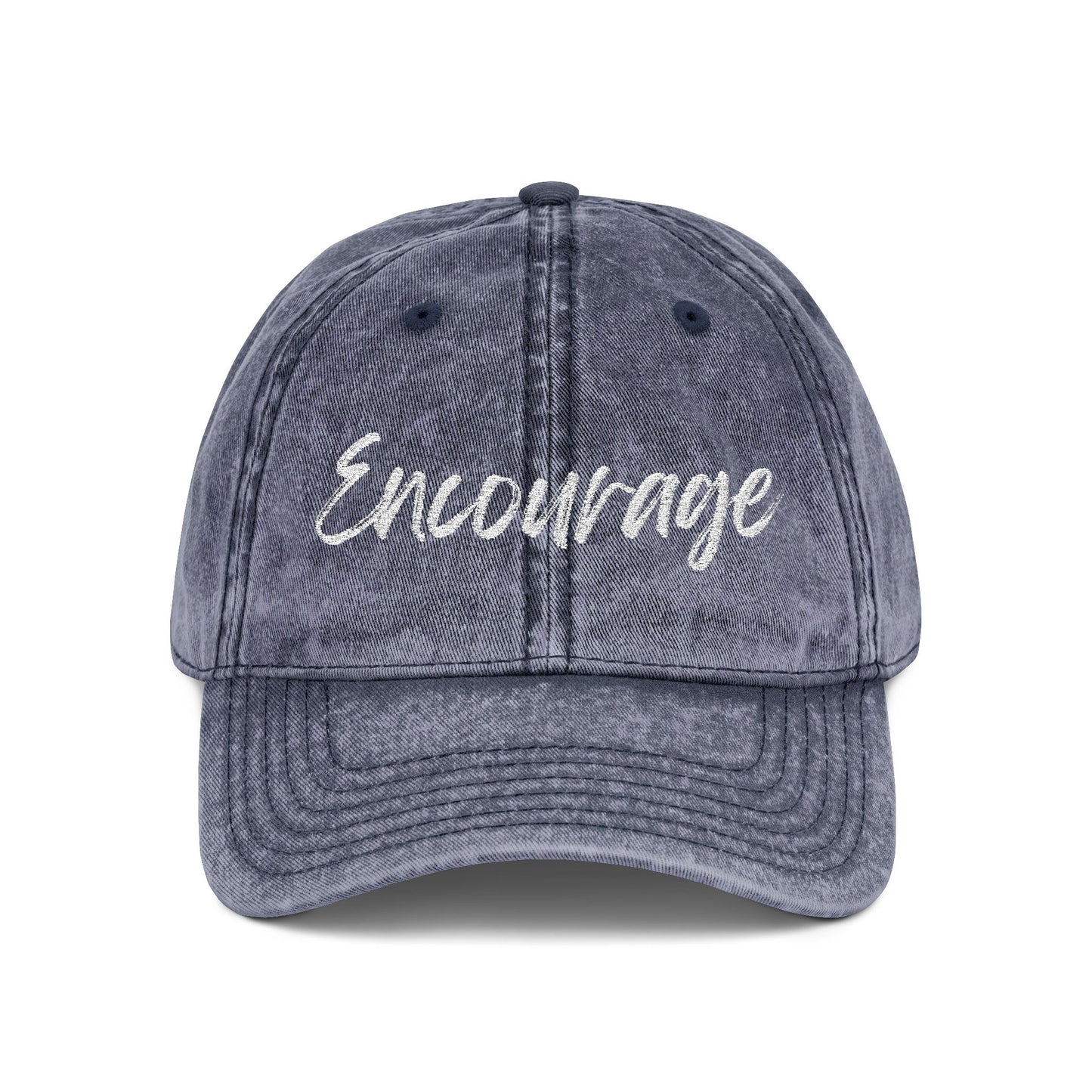 ‘Encourage’ Vintage Embroidered Cap