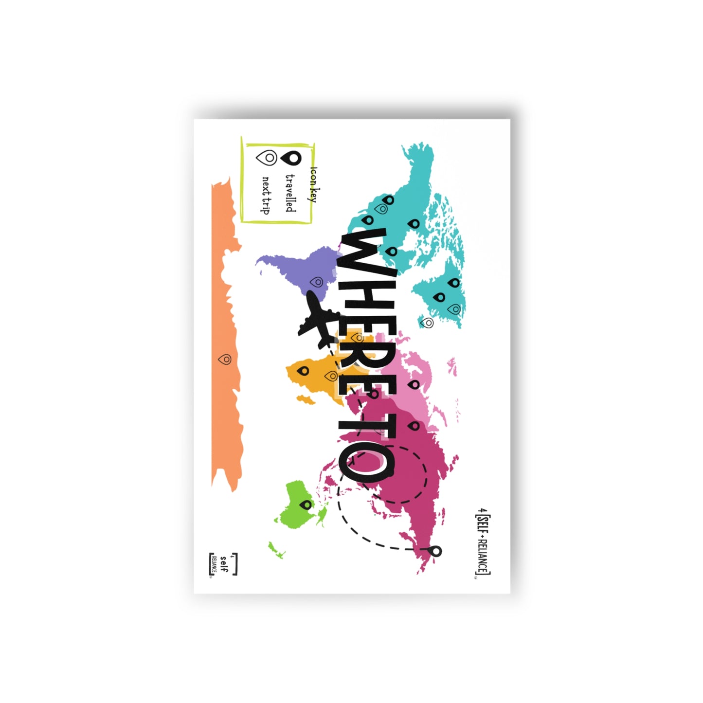 the 'Where To' Postcards Set - Travel with me, Tell Me Your Next. (10 Pieces)