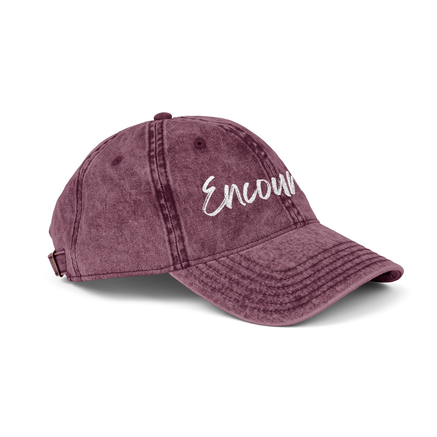 ‘Encourage’ Vintage Embroidered Cap