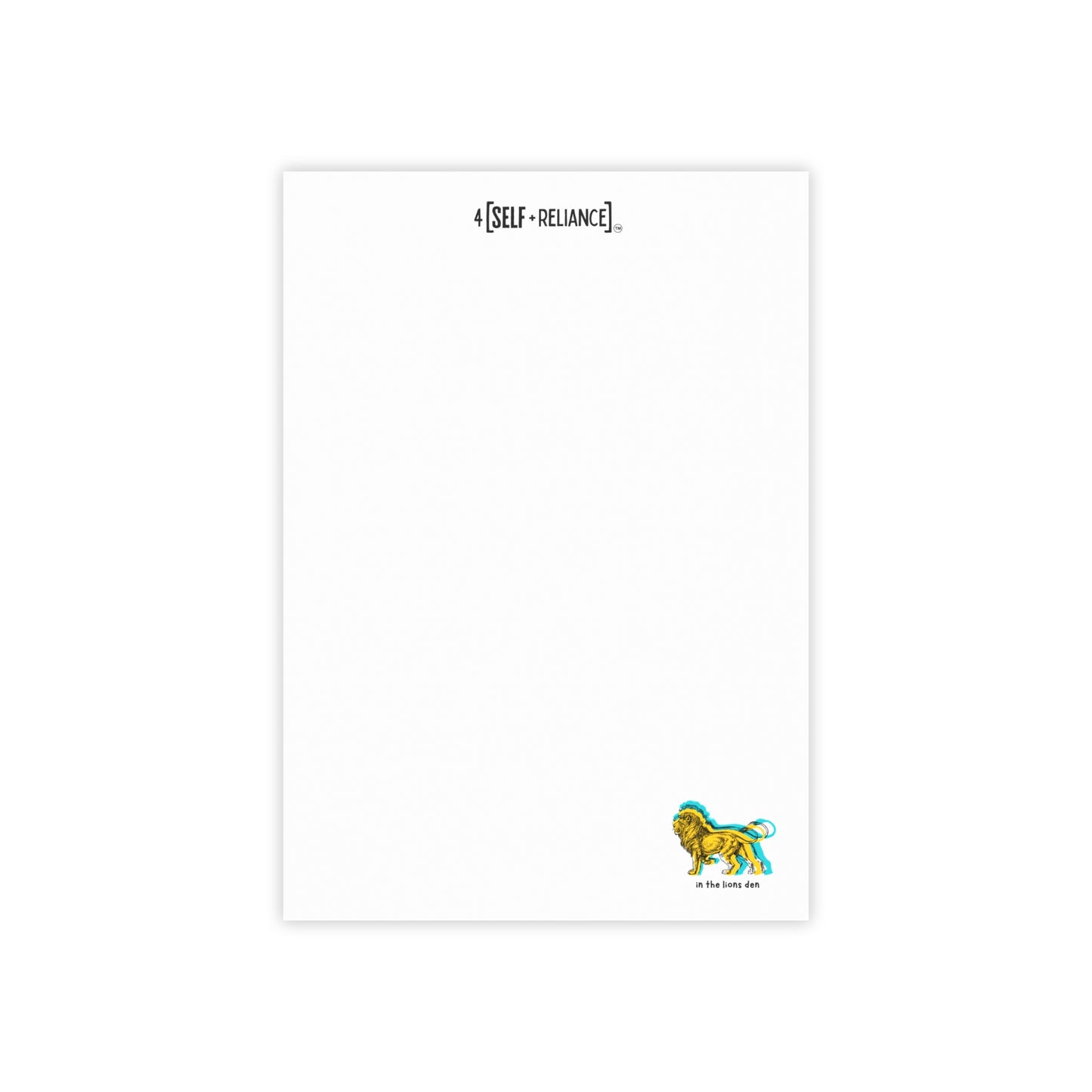 'Present in the Lion’s Den' Post-it® Note Pads
