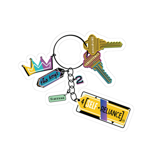 Keys to Success (Kiss Cut Sticker)