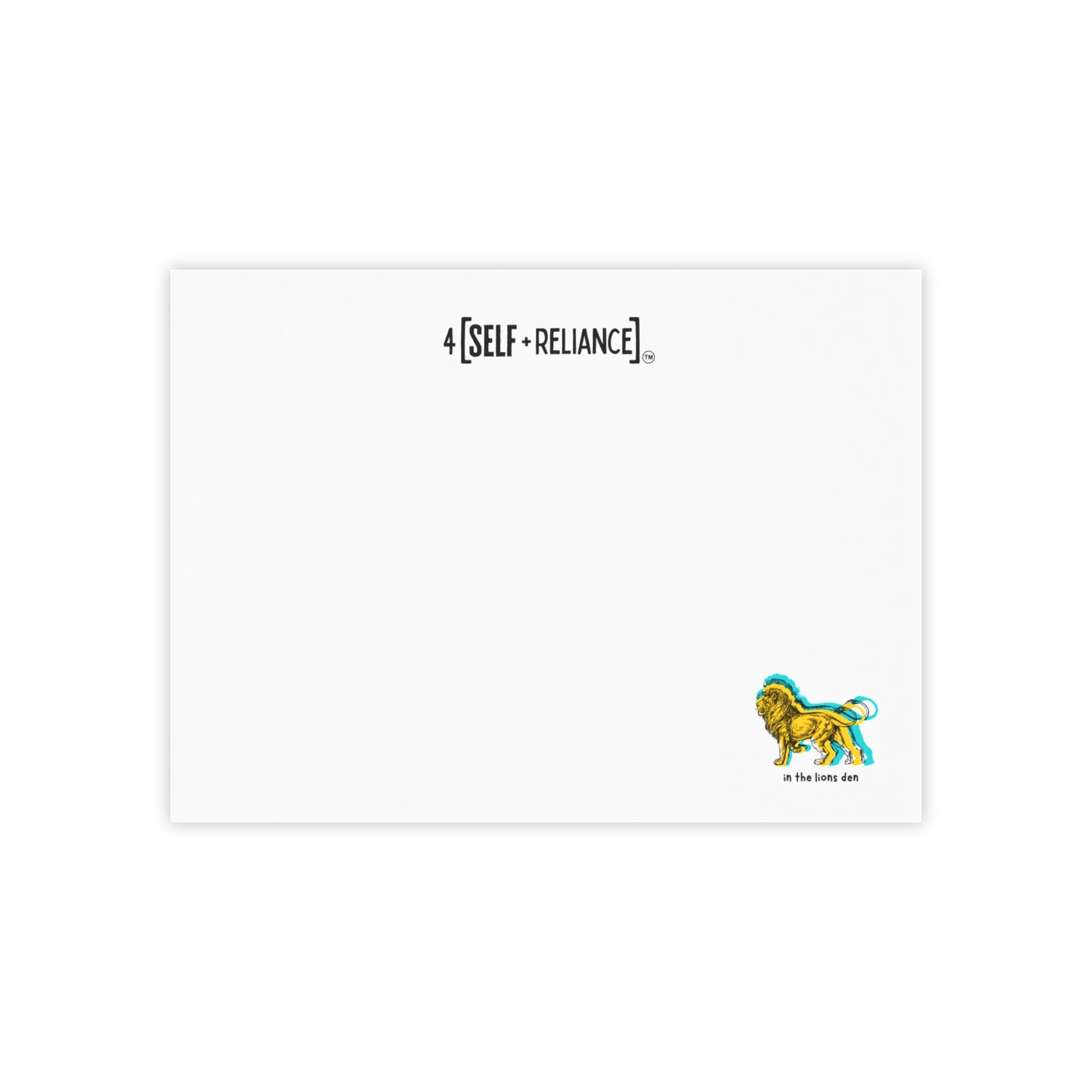 'Present in the Lion’s Den' Post-it® Note Pads