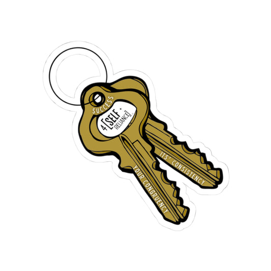 Keys to the Door of Success (Sticker)