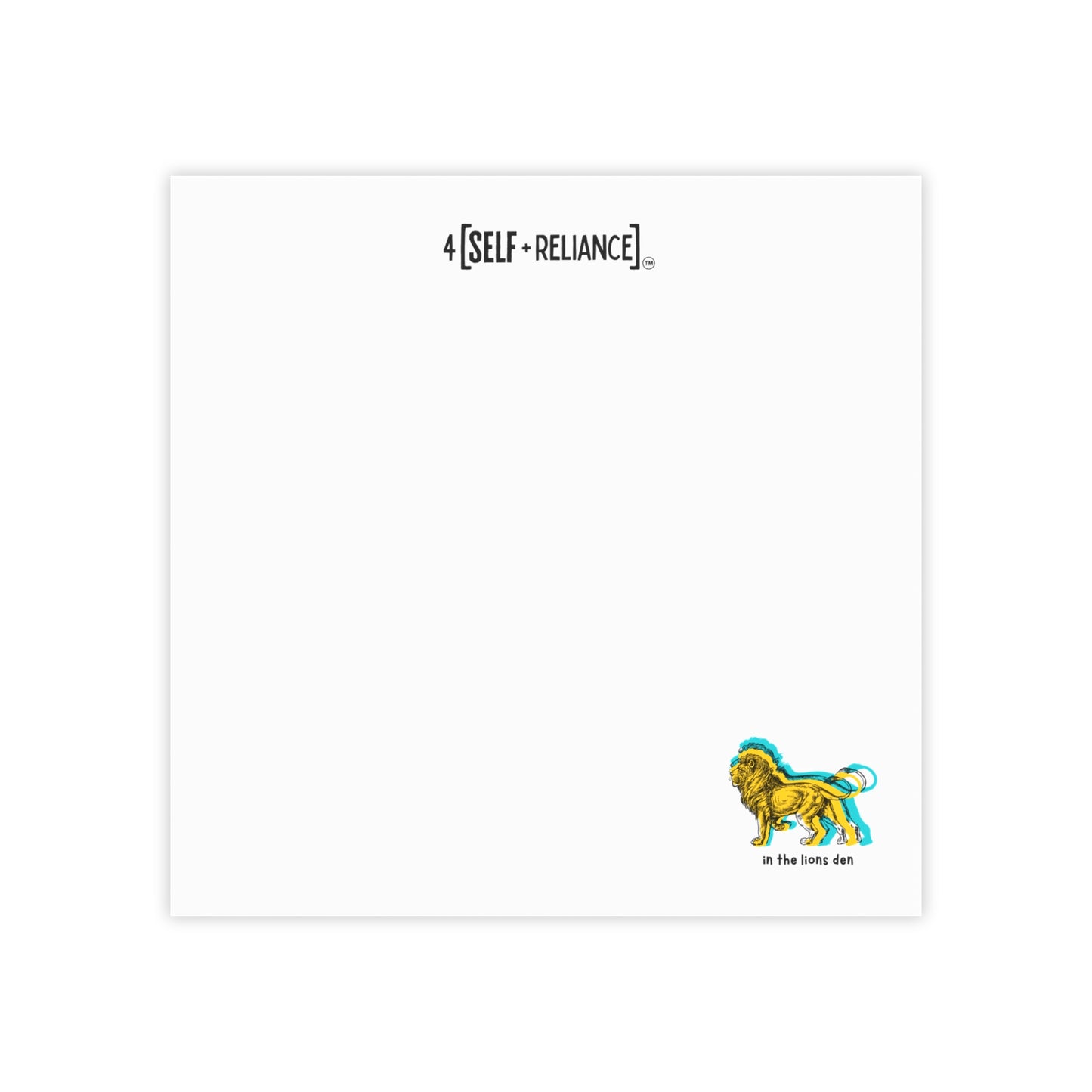 'Present in the Lion’s Den' Post-it® Note Pads